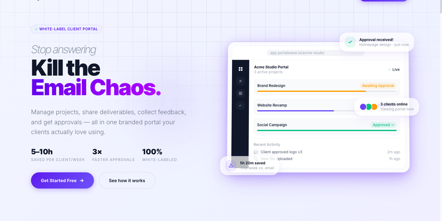 PortalWave Dashboard